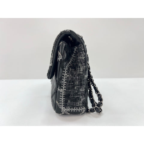 CHANEL patchwork Shoulder Bag black WS33992
