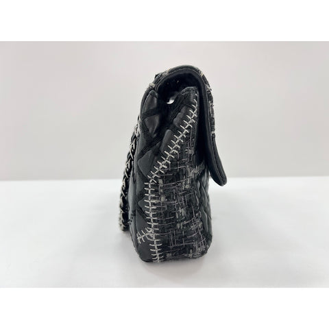 CHANEL patchwork Shoulder Bag black WS33992