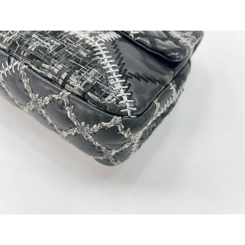 CHANEL patchwork Shoulder Bag black WS33992