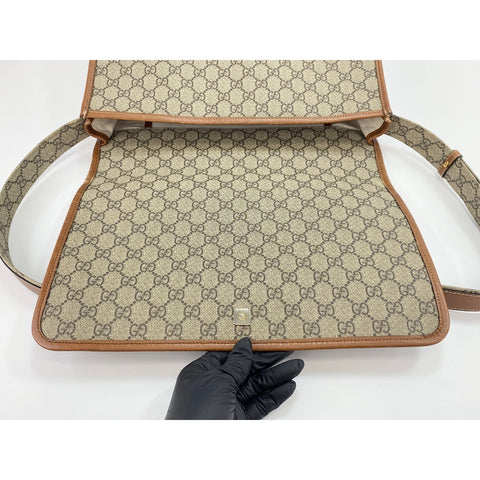 GUCCI GG plus Shoulder Bag beige WS33993