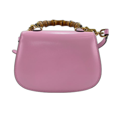 GUCCI Bamboo Handbag pink WS33994