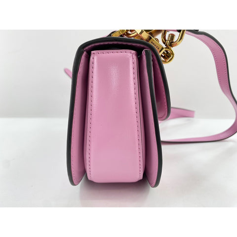 GUCCI Bamboo Handbag pink WS33994