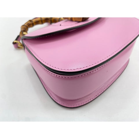 GUCCI Bamboo Handbag pink WS33994