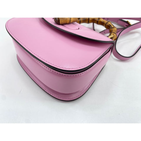 GUCCI Bamboo Handbag pink WS33994