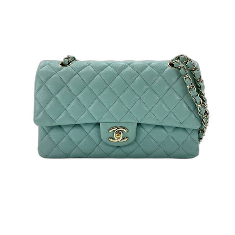 CHANEL Matrasse 25 Shoulder Bag blue WS33995