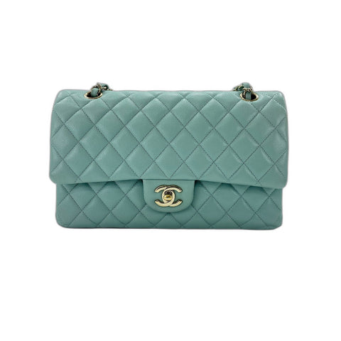 CHANEL Matrasse 25 Shoulder Bag blue WS33995