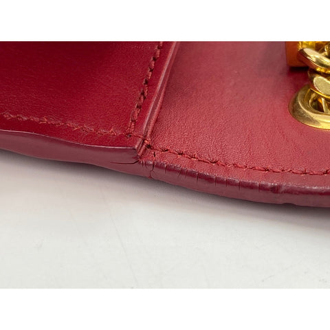 SAINT LAURENT PARIS Kate Shoulder Bag Red WS33998