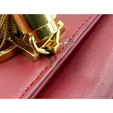 SAINT LAURENT PARIS Kate Shoulder Bag Red WS33998