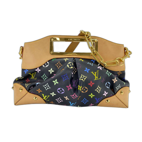 LOUIS VUITTON Judy MM Handbag black WS34002