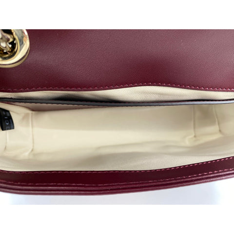GUCCI GG Marmont Shoulder Bag wine-red WS34003