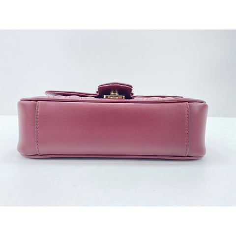 GUCCI GG Marmont Shoulder Bag wine-red WS34003