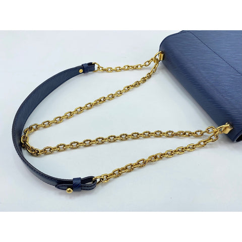 LOUIS VUITTON Twist MM Shoulder Bag Navy WS34004