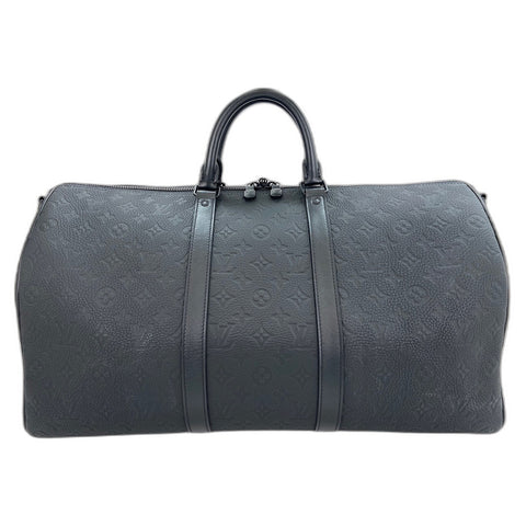 LOUIS VUITTON Kiepol Bandriere 50 Boston bag black WS34006