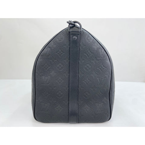 LOUIS VUITTON Kiepol Bandriere 50 Boston bag black WS34006