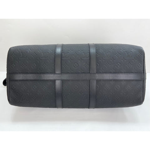LOUIS VUITTON Kiepol Bandriere 50 Boston bag black WS34006
