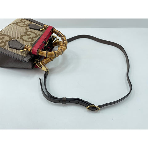 GUCCI Diana Jumbo GG Handbag black WS34007