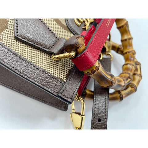 GUCCI Diana Jumbo GG Handbag black WS34007