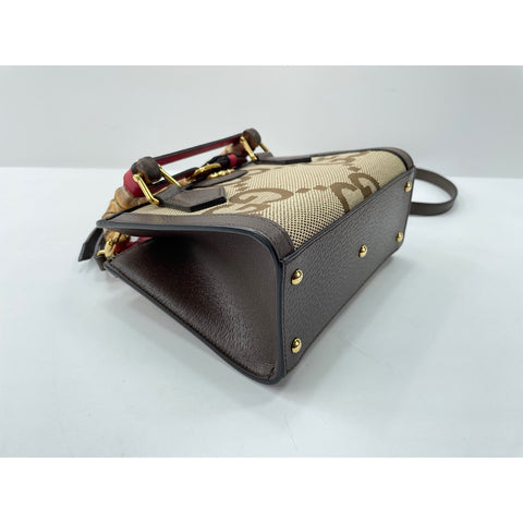GUCCI Diana Jumbo GG Handbag black WS34007