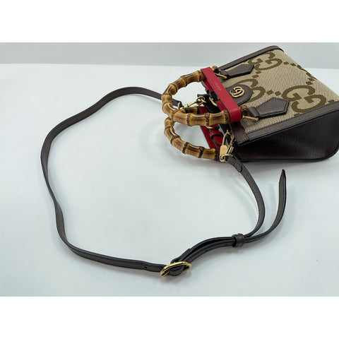GUCCI Diana Jumbo GG Handbag black WS34007