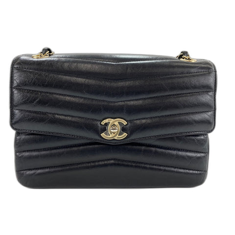 CHANEL Shoulder Bag black WS34010