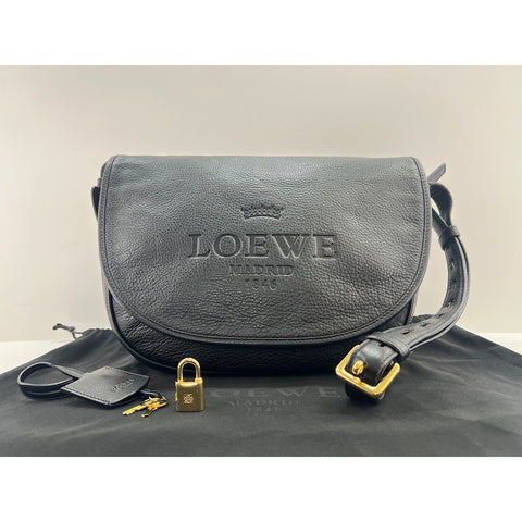 LOEWE Heritage Shoulder Bag black WS34012