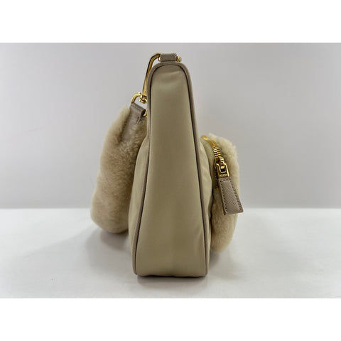 PRADA Shoulder Bag beige WS34015