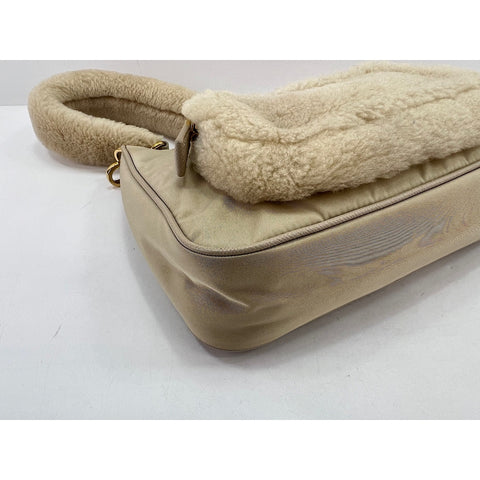 PRADA Shoulder Bag beige WS34015