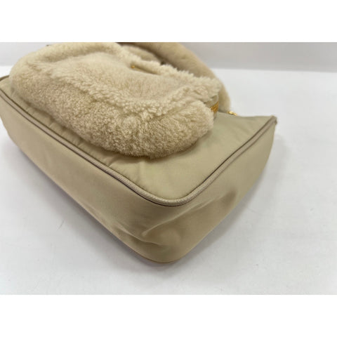 PRADA Shoulder Bag beige WS34015