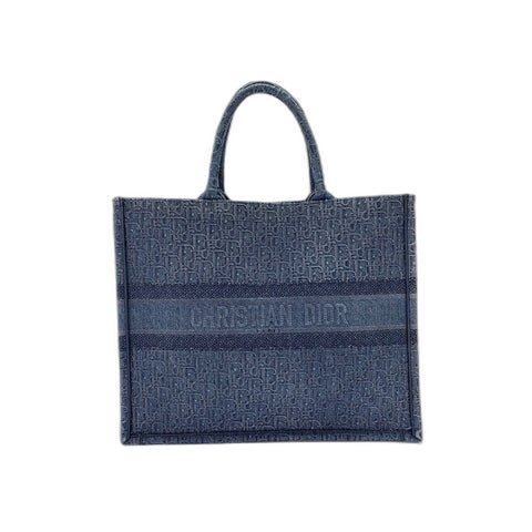 Christian Dior Book tote Tote Bag blue WS34016