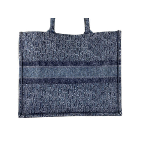 Christian Dior Book tote Tote Bag blue WS34016