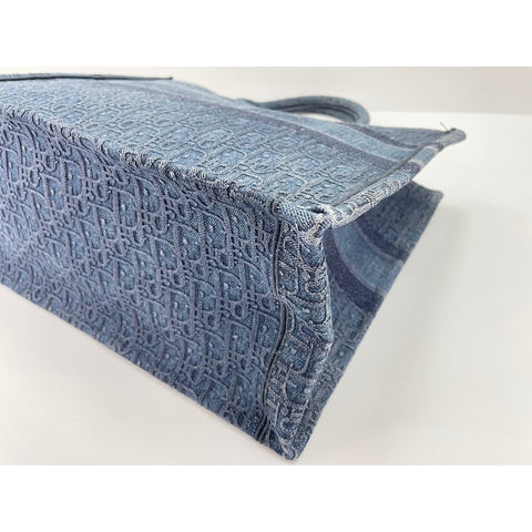 Christian Dior Book tote Tote Bag blue WS34016