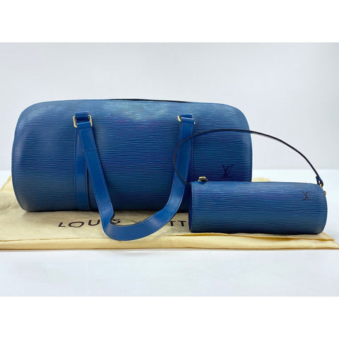 LOUIS VUITTON Suflo Handbag blue WS34017