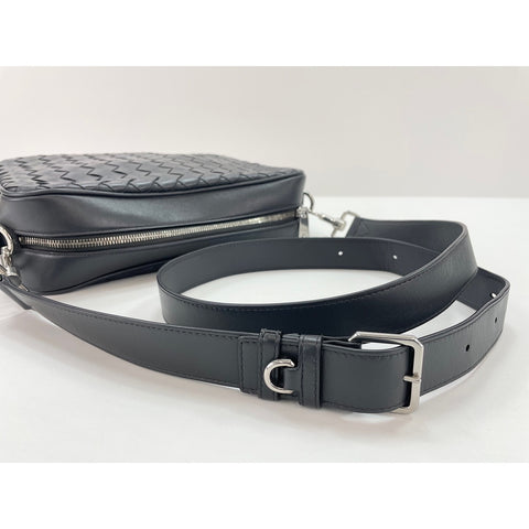 BOTTEGAVENETA INTRECCIATO Shoulder Bag gray WS34019