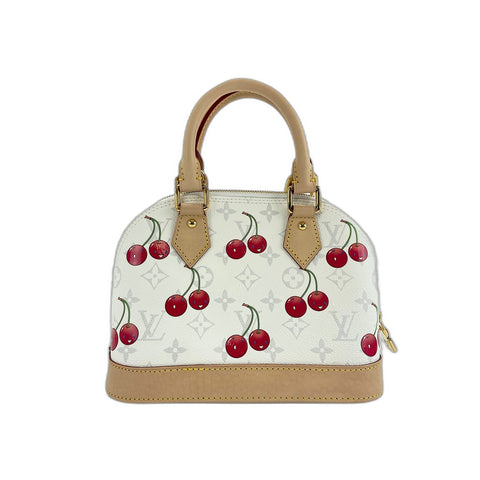 LOUIS VUITTON x Takashi Murakami Alma BB Handbag white WS34025