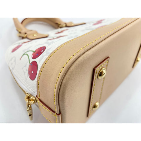LOUIS VUITTON x Takashi Murakami Alma BB Handbag white WS34025
