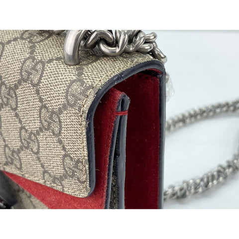 GUCCI Dionysus Shoulder Bag Red WS34030