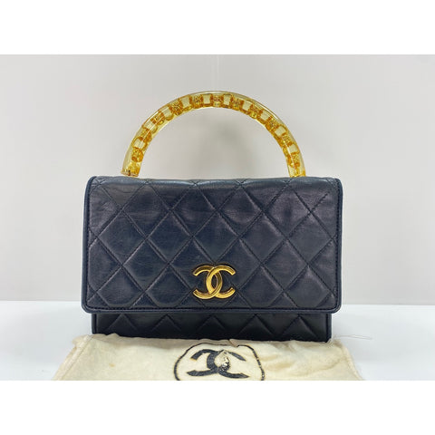 CHANEL Mini matrasse Handbag black WS34035