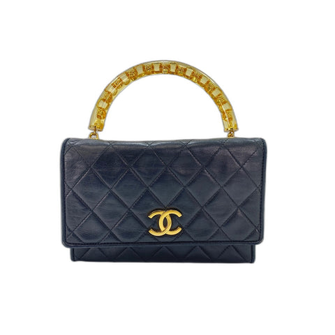 CHANEL Mini matrasse Handbag black WS34035