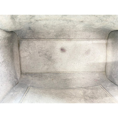 CELINE Luggage Nano Shopper Handbag gray WS34038