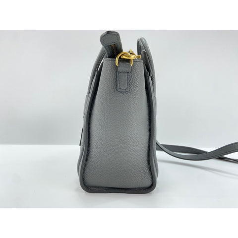 CELINE Luggage Nano Shopper Handbag gray WS34038