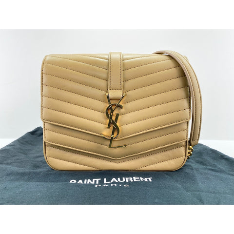 SAINT LAURENT PARIS Sulpis Shoulder Bag beige WS34041