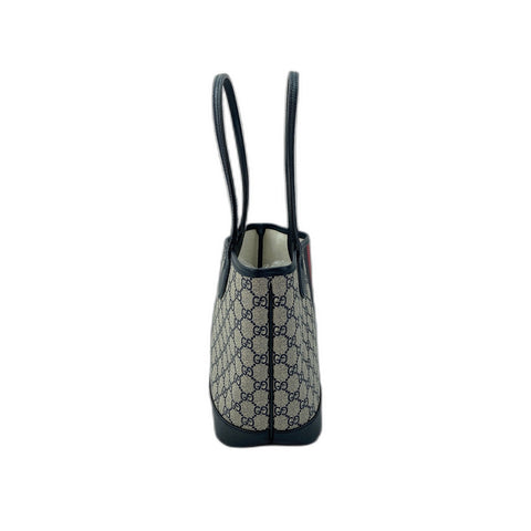 GUCCI Ophidias Mall Tote Bag Navy WS34050
