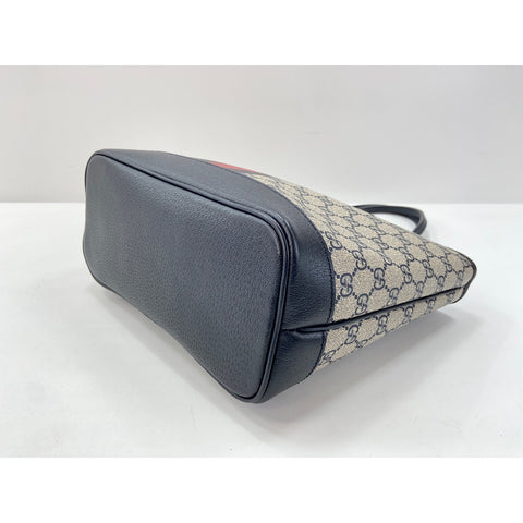 GUCCI Ophidias Mall Tote Bag Navy WS34050