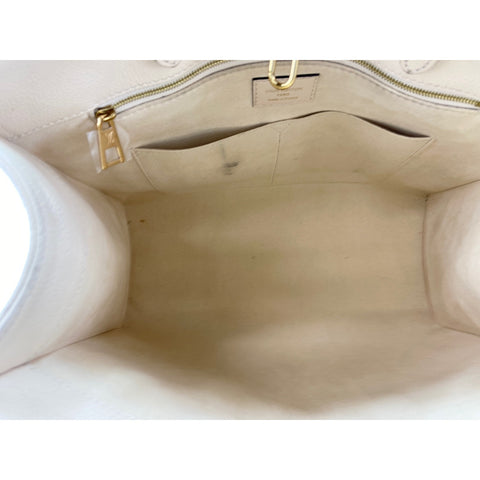 LOUIS VUITTON On the Go MM Tote Bag white WS34052