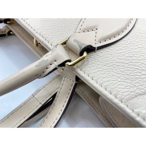 LOUIS VUITTON On the Go MM Tote Bag white WS34052