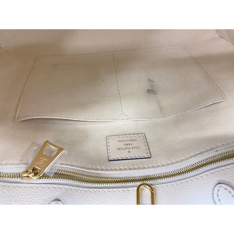 LOUIS VUITTON On the Go MM Tote Bag white WS34052