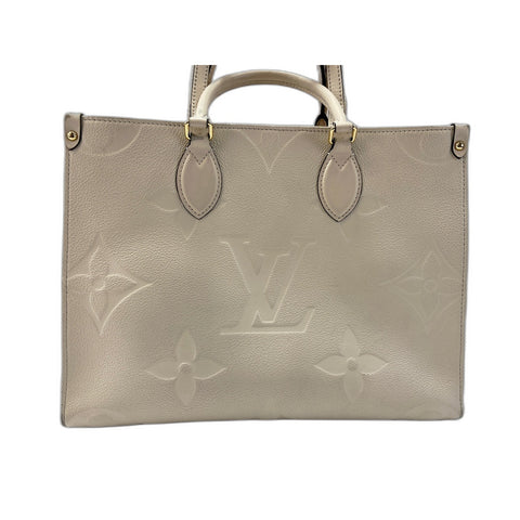 LOUIS VUITTON On the Go MM Tote Bag white WS34052