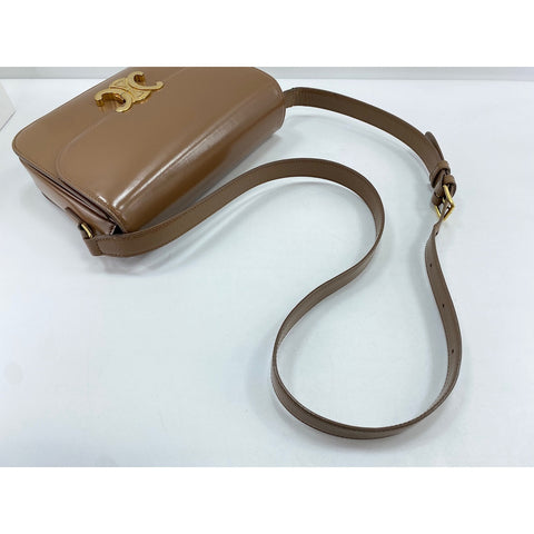 CELINE Classic Triomphe Shoulder Bag Brown WS34054