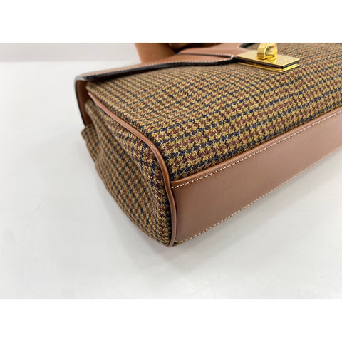 CELINE Teen Soft 16 Shoulder Bag Brown WS34055