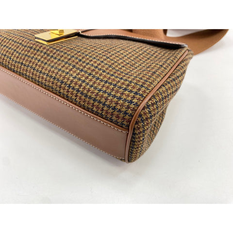 CELINE Teen Soft 16 Shoulder Bag Brown WS34055